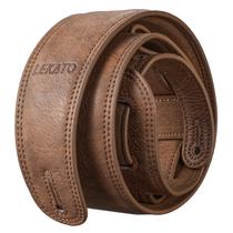 Pulseira de guitarra LEKATO Leathers acolchoada com 6,35 cm de largura ajustável Pulseira de guitarra LEKATO Leathers acolchoada com 6,35 cm de largura ajustável