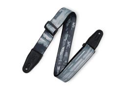 Pulseira de guitarra Levy's Leathers Poliéster Grey Abstract Tree