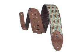 Pulseira de guitarra Levy's Leathers Sundance de 3 larguras em couro estampado Pulseira de guitarra Levy's Leathers Sundance de 3 larguras em couro estampado