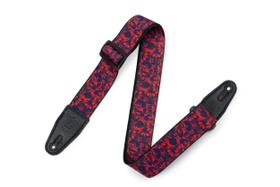 Pulseira de guitarra Levy's Leathers Wide Poliéster Roxa e Vermelha Pulseira de guitarra Levy's Leathers Wide Poliéster Roxa e Vermelha
