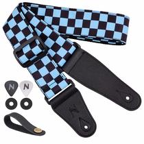 Pulseira de guitarra Nefelibata Wide Double Layer Algodão Azul Pulseira de guitarra Nefelibata Wide Double Layer Algodão Azul