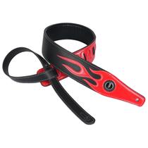 Pulseira de guitarra YUEKO Personality Leather Red Flame Series Pulseira de guitarra YUEKO Personality Leather Red Flame Series