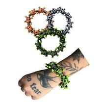 Pulseira de Halloween Caveira Elástica Acessórios