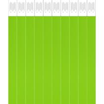 Pulseira de Identificação Laser PRO Verde Limão - Pacote com 50 Unidades