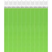 Pulseira de Identificação MED Verde Limão Pacote com 100 Unidades