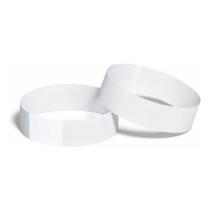 Pulseira De Identificação Para Eventos Branca 40 Un - Silverfestas
