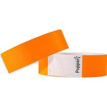 Pulseira de Identificação Sintética Laranja Fluor - Pacote com 50 Pulseira de Identificação Sintética Laranja Fluor - Pacote com 50