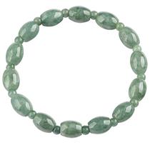 Pulseira de jadeíte natural com miçangas A-Grade para mulheres 15g Pulseira de jadeíte natural com miçangas A-Grade para mulheres 15g