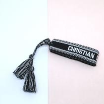 Pulseira de Letras com Borla Ajustável, Tecido Artesanal Unissex Moda Masculina e Feminina Pulseira de Letras com Borla Ajustável, Tecido Artesanal Unissex Moda Masculina e Feminina