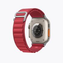 Pulseira de Loop Alpino Watch Ultra Serie 9 8 7 SE 6 5 4 3 2 1 Banda de nylon 49mm 45mm 44mm 42mm