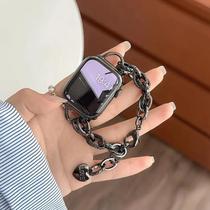 Pulseira De Luxo Feminina Para Apple Watch Ultra 46mm 9 8 7 42mm 45mm 41mm Série 6 SE 40 44 49mm Pulseira De Luxo Feminina Para Apple Watch Ultra 46mm 9 8 7 42mm 45mm 41mm Série 6 SE 40 44 49mm