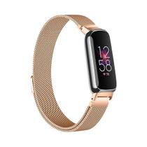 Pulseira De Malha Metálica Magnética Unissex Para Acessórios De Pulseira Fitbit Inspire 3