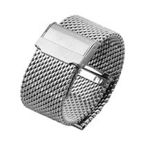 Pulseira De Malha Milanesa Em Aço Inoxidável Com Fecho Dobrável De 3mm De Espessura Para Relógio DW Pulseira De Malha Milanesa Em Aço Inoxidável Com Fecho Dobrável De 3mm De Espessura Para Relógio DW