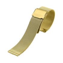 Pulseira De Malha Milanesa Universal Para Relógios Rolex Seiko Em Aço Inoxidável 18 20mm 22 24mm Com