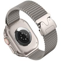 Pulseira de malha milanesa Wewatri Ultra 2/Ultra para Apple Watch