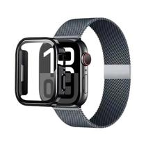 Pulseira De Malha Milanese Dourada E Prateada Para Apple Watch Ultra 49mm 44mm 40mm 41 45mm Estojo