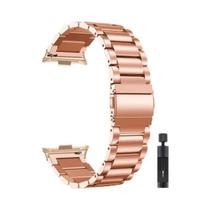 Pulseira De Metal Ajustável Em Aço Inoxidável Para Redmi Watch 5/4 Xiaomi Mi Band 9 Pro/8 pro