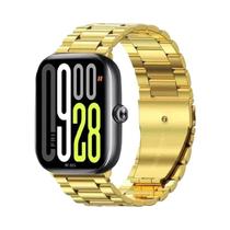 Pulseira De Metal Ajustável Em Aço Inoxidável Para Redmi Watch 5/4 Xiaomi Mi Band 9 Pro/8 pro