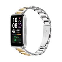 Pulseira De Metal Com Fecho Borboleta Em Aço Inoxidável Para Huawei Band 11 pro 11 10 9 8 -