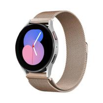 Pulseira De Metal De 40mm 44mm Para Samsung Galaxy Watch 5 pro 7 6 5 4 Active 2 Classic Laço