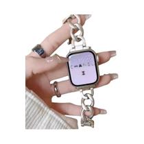 Pulseira De Metal De 49mm Para Apple Watch Ultra iWatch Series 11 10 9 8 7 SE 6 5 4 3