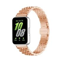 Pulseira De Metal De Aço Inoxidável Luxuosa Para Acessórios Samsung Galaxy Fit 3 SM-R390