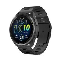 Pulseira De Metal De Titânio De 22mm Para Garmin Forerunner 570 970 965 955 255 265 745 Venu 3 2