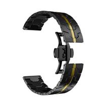 Pulseira De Metal Em Aço Inoxidável De 22mm Para Amazfit Active Max Bip 6 5 GTR 4 3 2 Stratos 3
