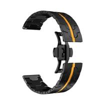 Pulseira De Metal Em Aço Inoxidável De 22mm Para Amazfit Active Max Bip 6 5 GTR 4 3 2 Stratos 3