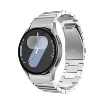 Pulseira De Metal Em Aço Inoxidável De 44mm E 45mm Para Samsung Galaxy Watch 7, 7 LTE, 6, 5 Pro,