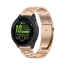 Pulseira De Metal Em Aço Inoxidável Para Garmin Forerunner 20mm 22mm 18mm Venu 3 2 Active 5 Vivomove