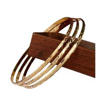 Pulseira De Metal Fina Banhada a Ouro Com Flor Esculpida, Bracelete De Luxo Em Camadas, Joia Étnica
