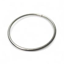 Pulseira de Metal Idé Prata Grande Proteção Assentamento 8cm