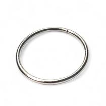 Pulseira de Metal Idé Prata Pequeno para Assentamento 4 cm