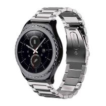 Pulseira de Metal Inox Prata para Relógio Samsung Galaxy Gear S2 Classic