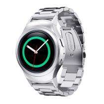 Pulseira de Metal Inox Prata para Relógio Samsung Galaxy Gear S2 Sport