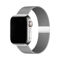 Pulseira De Metal Milanese Loop De 44mm 40mm 45mm 41mm Para Apple Watch Series 9 8 7 6 SE 5 4 3