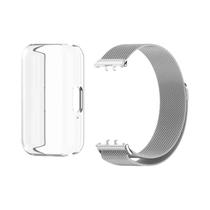 Pulseira De Metal Milanese Loop Em Aço Inoxidável Para Samsung Galaxy Fit 3 - Acessório Para Relógio