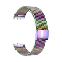Pulseira De Metal Milanese Loop Para Samsung Galaxy Fit 3 SM-R390, Bracelete De Aço Inoxidável