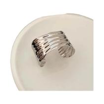 Pulseira De Metal Plissada Feminina, Anel De Braço, Joia De Mão, Presente De Temperamento