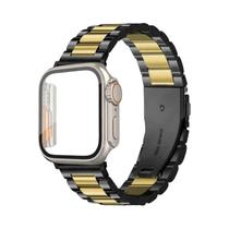 Pulseira De Metal Ultra Case Em Aço Inoxidável Para Apple Watch Series 9 8 7 6 SE 5 4 44mm 45mm 41mm