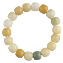 Pulseira de miçangas Bodhizi Frosted White para homens e mulheres Pulseira de miçangas Bodhizi Frosted White para homens e mulheres