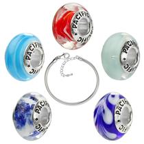 Pulseira de miçangas West Coast Jewelry Pacific 925 Sterling Silver