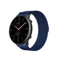 Pulseira De Milanese Para Amazfit GTR 2 Azul - 123smart