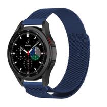Pulseira de Milanese Para Smartwatch Galaxy Watch 4/ Galaxy Watch4 Classic - Azul