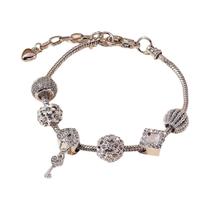 Pulseira De Moda Feminina Com Contas, Estrela E Lua, Multi-elementos, Presente Para Viagens E Festas