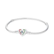 Pulseira De Natal Feminina Em Prata Esterlina 925 Para DIY, Presente De Joalheria Com Pingente Pulseira De Natal Feminina Em Prata Esterlina 925 Para DIY, Presente De Joalheria Com Pingente