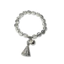 Pulseira De Nossa Senhora Aparecida Ajustável Prata