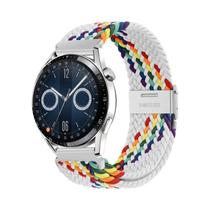 Pulseira de Nylon 20mm/22mm para Samsung Galaxy Watch 6/5/4, Gear S3, Huawei GT 2/3 Pro e Apple Watch