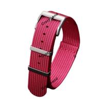 Pulseira De Nylon Canelada De 18mm 20mm 22mm Para Relógios Seiko Omega, Acessório De Pulseira